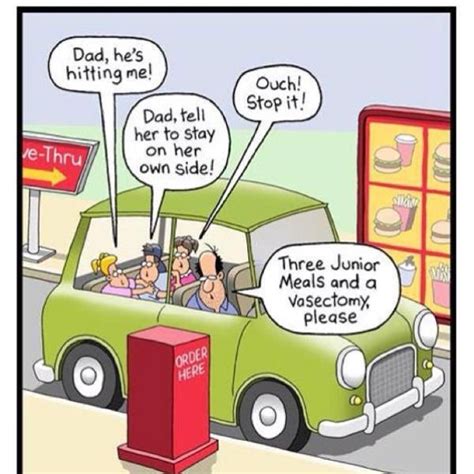 Drive Thru Funny Cartoons Jokes Cartoon Jokes Fathers Day Jokes