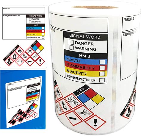 Amazon Com Ghs Labels Sds Osha Labels For Chemical Safety Data X