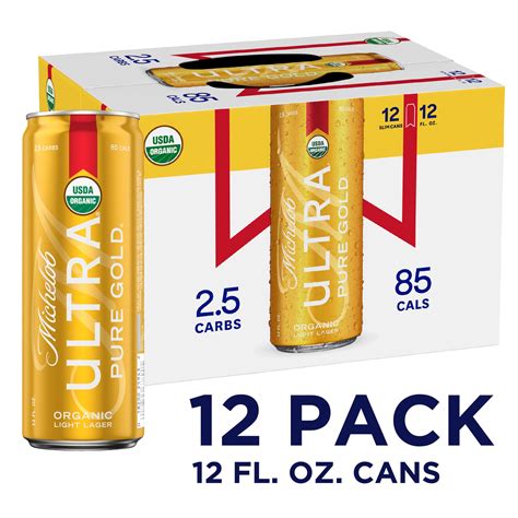 Michelob Ultra Pure Gold Organic Light Lager 12 New Zealand Ubuy