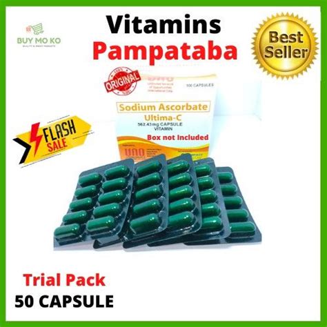 Vitamins Pampataba 50 Capsule Safe For Kids And Adult Fda Registered