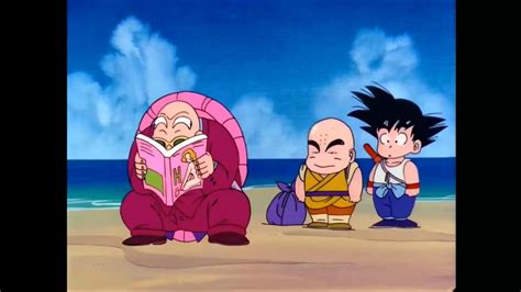 Krilin Y Goku Se Conocen En La Isla Del Maestro Roshi Krilin Y Goku