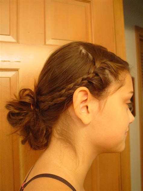 Everday-Easy Hairstyles: Braids into a Low Messy Bun