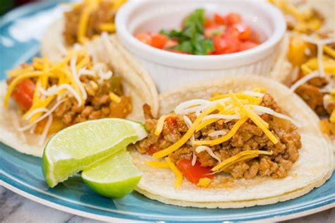 To instant pot, add 1 cup water and place frozen meat on a trivet. Ground Turkey Tacos | Devour Dinner Instant Pot Recipe