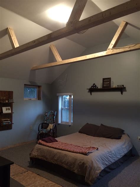 Vaulted ceilings pros and cons myths and truths. I wanted a vaulted ceiling in my bedroom with real exposed ...