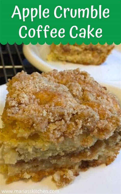 Moist Apple Crumble Coffee Cake Marias Kitchen