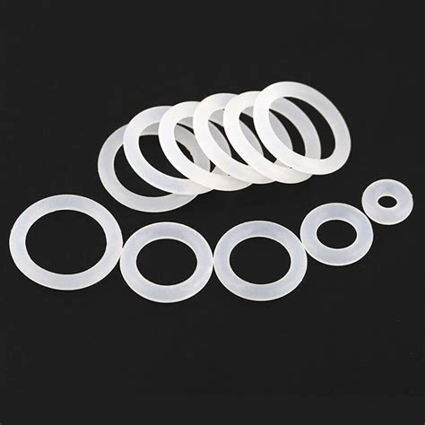 M M White Silicon O Ring Seals High Temperature Seal Silicone Rubber Sealing Ring In Gaskets