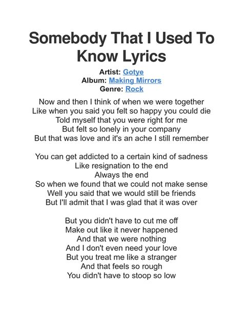 Pin On Great Song Lyrics