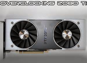 Nvidia Geforce Rtx 2080 Ti Fe Overclocking