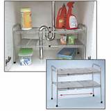 Pictures of Expandable Under Sink Storage Shelf