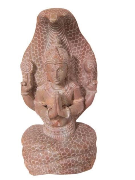 Yoga Guru Patanjali Serpent Hand Carved Stone Stone Sculpture 6