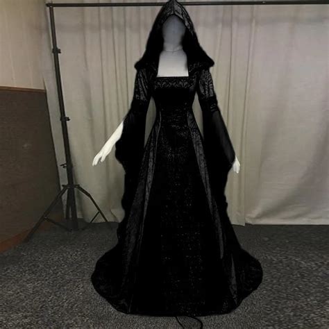 Halloween Victorian Dress Cosplay Costumes Scary Vampire Witch Clothes