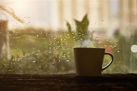 Coffee Near Rainy Window 1928295 Stock Photo At Vecteezy