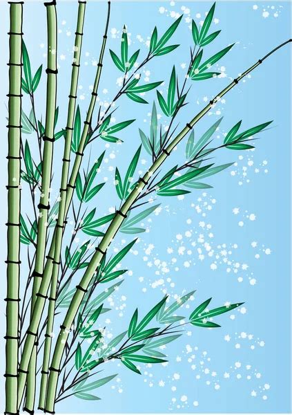 Dessin Vectoriel Arbre Bambou Image Vectorielle Par Wenpei