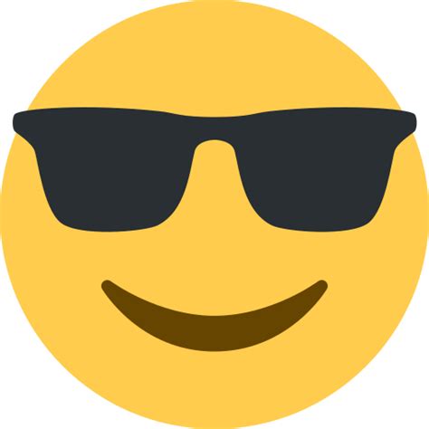 😎 Cara Sonriendo Con Gafas De Sol Emoji Guay Emoji