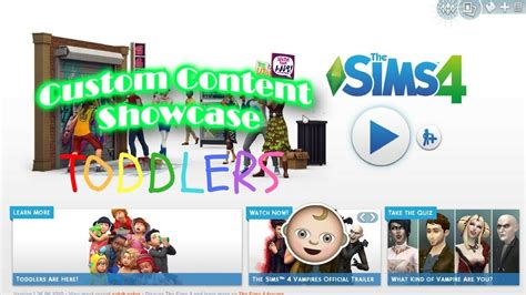 The Sims 4 Toddler Cc Showcase So Many Items Youtube