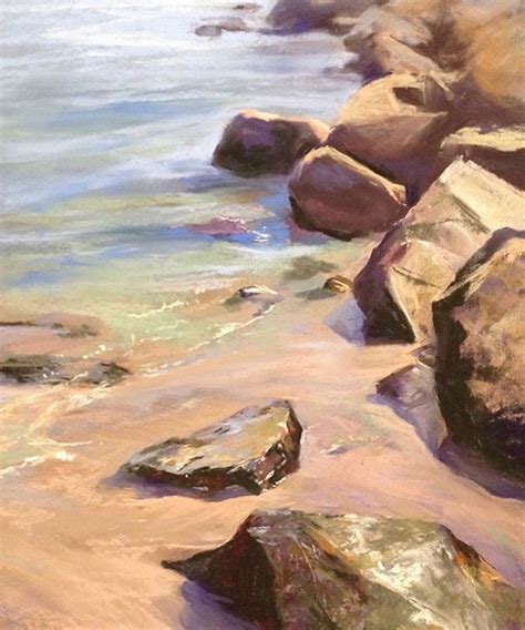 Changing Tides By Cindy Crimmin Pastel ~ 11 X 14 Seascape Art