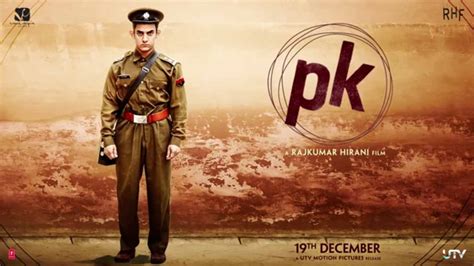 Pk Poster 3 Stern Looking Policeman Aamir Khan In Over Sized Uniform