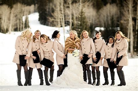 Cozy Winter Wedding At Canyons Resort Utah Mountainside Bride