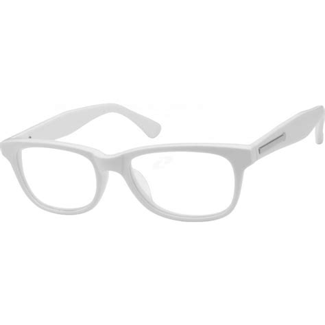 White Oval Glasses 487030 Zenni Optical Zenni Zenni Optical Frame