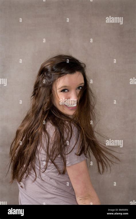 Portrait Teen Girl Stock Photo Alamy