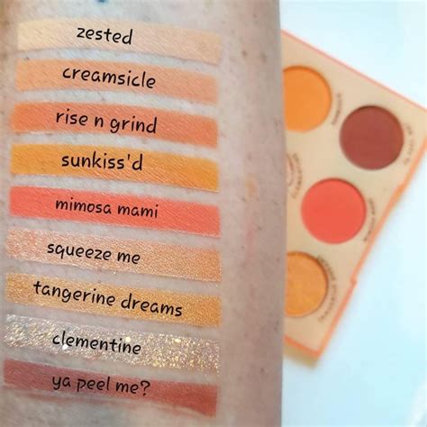 Colourpop Orange You Glad Palette Review And Swatches