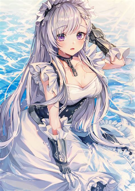 Belfast Azur Lane Rsilverhair