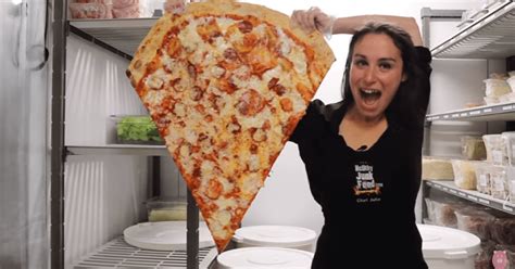 This Couple Has Created The Largest Pizza Slice You Ve Ever Seen Metro News