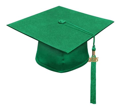 Matte Emerald Green Graduation Cap And Tassel All Tassel Etsy