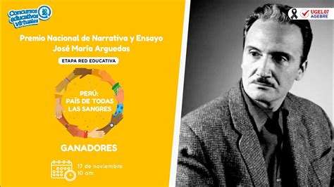 Concurso Nacional De Narrativa Y Ensayo José María Arguedas Ganadores