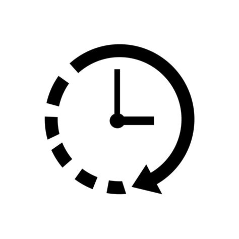 Clock Icon Symbol Sign 633173 Vector Art At Vecteezy