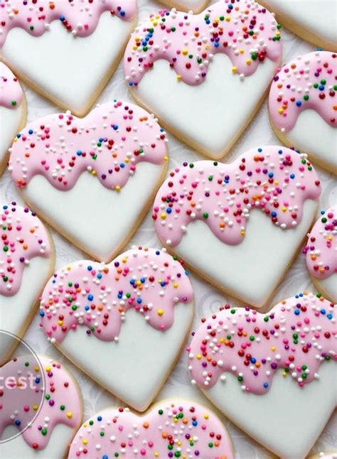 35 cute valentine s day cookies perfect for your partner iced cookies valentines baking
