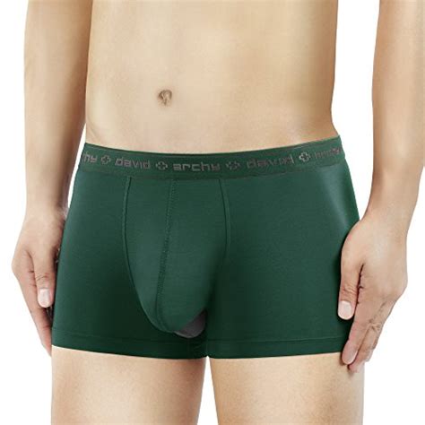 david archy men s 4 pack underwear micro modal separate pouches trunks with fly buy online in