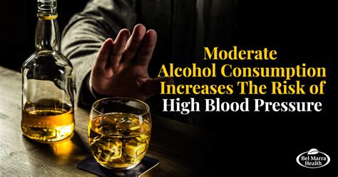 Moderate Alcohol Consumption Increases The Risk Of High Blood Pressure
