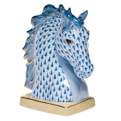 Herend Horse Bust Assorted Colors Herend Figurines Herend Hand