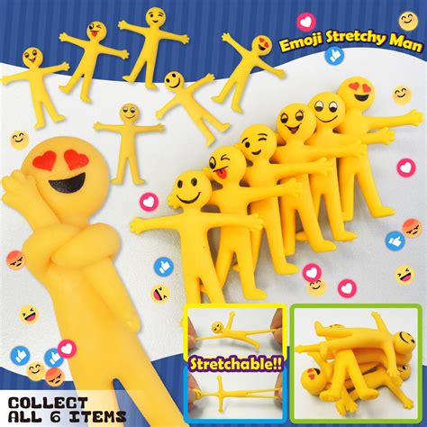 Emoji Stretchy Man Sticky And Stretch Toys Products Forever Shiny