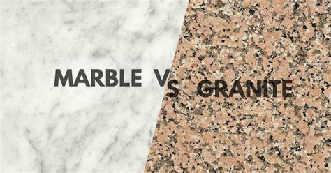 The Differences Between Marble And Granite Kitchen Countertops