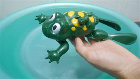 Lovely Frog Toy In Swimming Pool Water Toy For Babies Toddlers Youtube