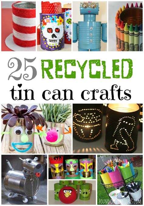 25 Recycled Tin Can Crafts For Kids