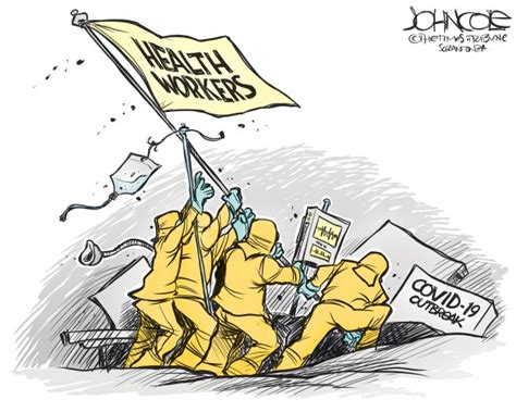 Coronavirus Pandemic A Time For Heroes Political Cartoons Daily News