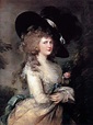 Retrato de Georgiana, duquesa de Devonshire – Thomas Gainsborough ️ ...