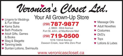 Veronicas Closet Ltd Opening Hours Suite J 9803 93 Ave Fort St