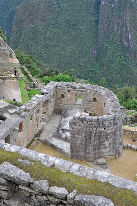 Templo Del Sol Machu Picchu Peru Inca Architecture Machu Picchu Peru