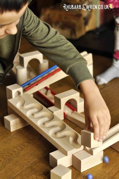 Haba Master Building Wooden Marble Run Rhubarb And Wren Wooden