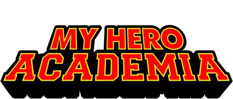 My Hero Academia Logo Png Transparent Image Png Mart