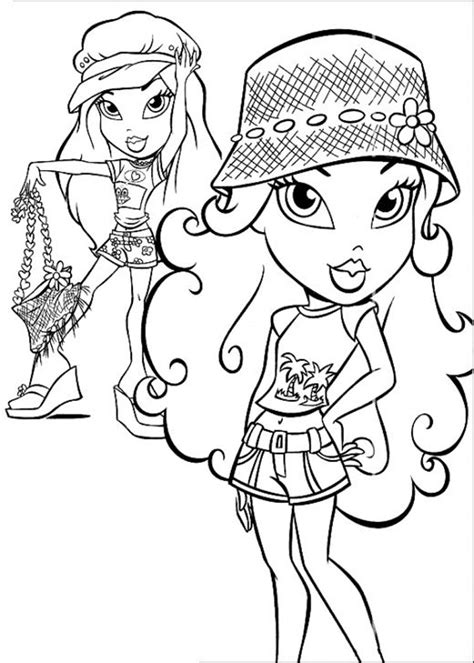 Bratz Coloring Pages For Girls Yasmin