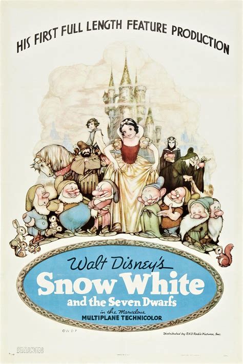 Snow White And The Seven Dwarfs 1937 Feature Length Theatrical