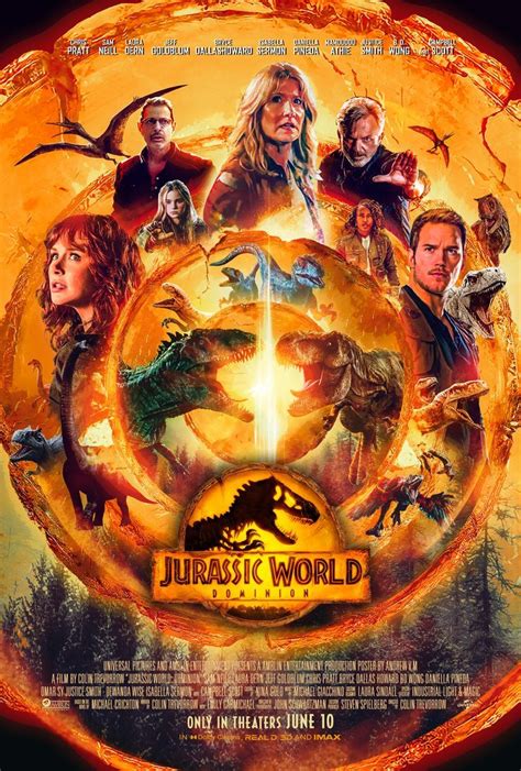 Jurassic World Dominion Golden Poster By Andrew Vm 2022 Jurassic World Poster Jurassic Movies