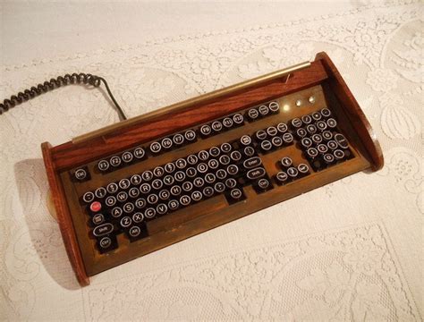 Antique Looking Ibm Clicky Keyboard Victorian Steampunk