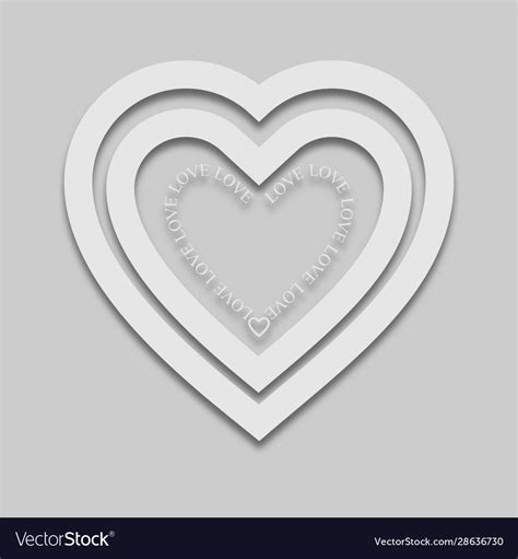 Heart And Inscription Love Royalty Free Vector Image