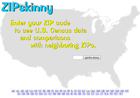 ZipSkinny Zip Code Finder